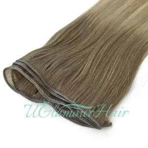 U Glamour Hair 100% natural sensual all color thick end hair pack aligned double drawn genius weft