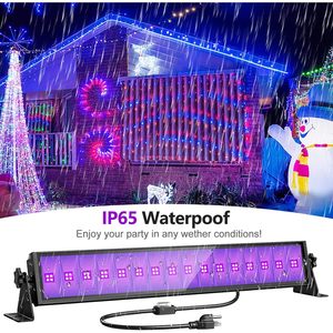 Kukuppo แท่งไฟสีดำ UV 80W IP65แบล็คไลท์ LED แบล็คไลท์กันน้ำสำหรับงานฮาโลวีนงานปาร์ตี้เรืองแสง - Product Image 6