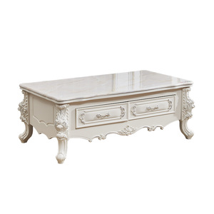 Ensemble de meubles de style européen : table basse et <span class=keywords><strong>meuble</strong></span> <span class=keywords><strong>TV</strong></span>, design moderne minimaliste nordique, extensible avec <span class=keywords><strong>roulettes</strong></span> et espace de rangement - Product Image 5
