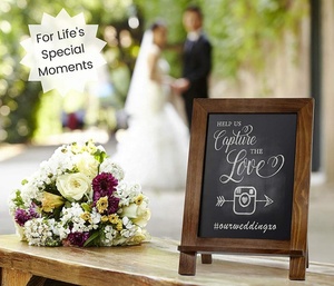 Mộc Mạc Trang Trí Bằng Gỗ Khung Đứng Bảng Đen Đăng Memo Magnetic Board Bảng Đen Bằng Gỗ - Product Image 5