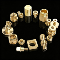 Pièces usinées CNC en aluminium industriel sur mesure à 5 axes, petites pièces en laiton, usinage CNC de haute précision