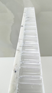 Pannello Composito <span class=keywords><strong>in</strong></span> <span class=keywords><strong>PVC</strong></span> Trasparente a Nido d'Ape con Marmo, Pannello Composito Leggero <span class=keywords><strong>in</strong></span> Onice da 5mm per Parete di Sfondo con Retroilluminazione - Product Image 4