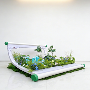 Décoration Florale Artificielle Personnalisée : Installation Paysagère de Mousse et <span class=keywords><strong>Cactus</strong></span> pour Mariages, Hôtels et Affichages Commerciaux - Product Image 6