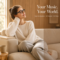 Lunettes Intelligentes avec Assistant IA, Caméra 8MP, Traduction, Enregistrement Vidéo 1200P, Lecteur de Musique, Appel Téléphonique, Cadre TR, Recharge Magnétique