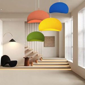 Lampe suspendue en forme de <span class=keywords><strong>champignon</strong></span> Wabi Sabi multicolores, luminaire artisanal en polystyrène haute densité pour cuisine, bar, table à manger, villa - Product Image 3