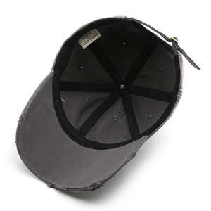Gorra de Béisbol Retro Japonesa Unisex de PVC, Lavada y Desgastada, de Color Sólido, Diseño de 6 Paneles, Tela de Algodón, Estilo <span class=keywords><strong>Ins</strong></span>, para las Cuatro Estaciones - Product Image 4