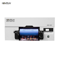 Imprimante d'étiquettes de rouleaux à rouleaux UV DTF de bureau A3 I3200-HD multifonctionnelle avec laminateur