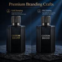 Parfum pour homme LF Matte Navy Blue, marque privée, parfum boisé longue durée, 100 ml, parfum intense, logo personnalisé, spray OEM ODM
