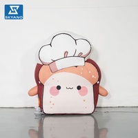 Modèle de personnage gonflable personnalisé en forme de pain grillé de dessin animé pour les activités de plein air, la décoration de festivals commerciaux
