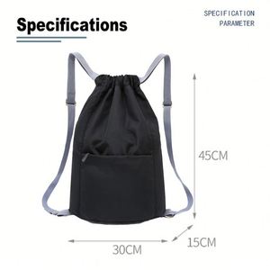 Hot Sale Custom <b>Drawstring</b> Backpack for Men Outdoor Sports Gym <b>Bag</b> Promotional <b>Drawstring</b> <b>Bags</b> with Custom Printed logo - Product Image 4