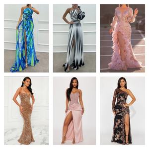 Stock <b>Dresses</b> <b>With</b> Stunning Temperament, Suspender Long <b>Dresses</b>, Summer New Floral <b>High</b> <b>Waisted</b> Used Skirts and Clothes - Product Image 4