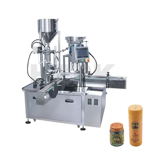 Price Customized Auto Double Heads Small bottle Paste Filling And Screw Capping Machine For Eye drops, Nailpolish