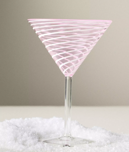 Nuovo Modello Molto Richiesto: Bicchieri in Vetro Rosa con Motivo a Spirale per Decorazione d'Interni e Regalo di Amicizia - Product Image 6