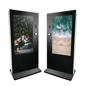 Kiosque <span class=keywords><strong>de</strong></span> commande automatique à écran tactile vertical extérieur <span class=keywords><strong>de</strong></span> 55 pouces, double écran, sur pied, pour la commande <span class=keywords><strong>de</strong></span> nourriture - Product Image 3