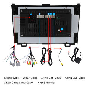 Radio para Auto Hikity para Honda CR-V 2007 2008 2009 <span class=keywords><strong>2010</strong></span> 2011, Android, 8'', Estéreo, CarPlay Inalámbrico, Android Auto, GPS, WIFI, Venta al por Mayor - Product Image 4