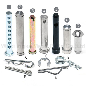 Thép không gỉ duy nhất lỗ phẳng đầu <span class=keywords><strong>clevis</strong></span> <span class=keywords><strong>pins</strong></span> thép không gỉ liên kết bản lề Pin - Product Image 6
