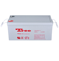 Batterie gel à cycle profond 12V 200ah 220ah 250ah batterie plomb-carbone 3 ans de garantie accumulateur panneau solaire/système d'alimentation/onduleur