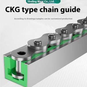 Nastro di guida in Nylon in polietilene ad altissimo peso molecolare tipo t nastro meccanico industriale resistente all'usura - Product Image 4