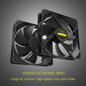 Ventilateur 12 cm VEDDHA 2800 tr/min 100 CFM à manchon silencieux Mini ventilateur de refroidissement 12 cm pour rig <span class=keywords><strong>V3C</strong></span> V4C V3D V4D VH99 - Product Image 4