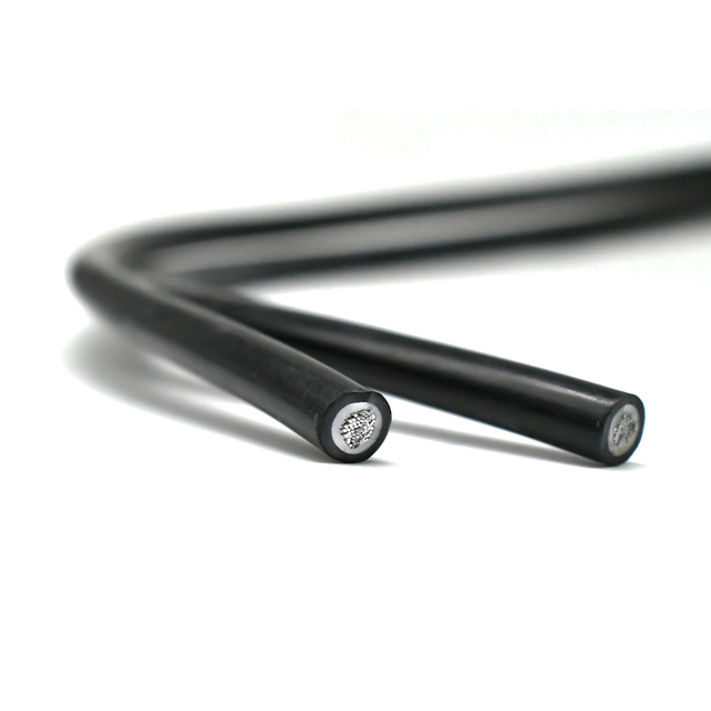UV Resistant 1500V DC XLPE Double Insulation 4mm Tinned Aluminum Alloy Conductor Solar Wire