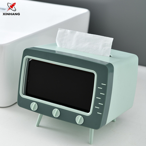 Xinhang interior y exterior coche hogar almacenamiento nórdico caja de pañuelos caja de almacenamiento perezoso moderno tejido servilleta teléfono móvil tipo de almacenamiento - Product Image 6