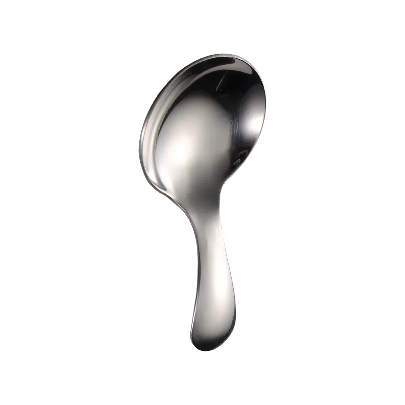 Cute Stainless Steel Spoon Short Handle Gold Ice Cream Tea Coffee Spoon Kids Spoon Kitchen Condiment Spice Scoop 1016213