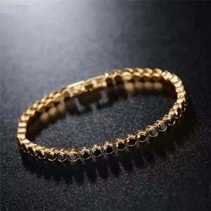Nueva pulsera de cristal romana de estilo europeo y americano para mujer, elegante pulsera con incrustaciones de <span class=keywords><strong>diamantes</strong></span>, joyería de estilo étnico. - Product Image 6