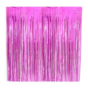 Glittery Silver Rose Gold Pink Foil <span class=keywords><strong>tende</strong></span> tenda con frange in lamina metallica per la festa di compleanno Photo background Wedding Event Decor - Product Image 3