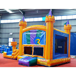 Prix usine éblouissant PVC matériel sautant château toboggan gonflable commercial <span class=keywords><strong>maison</strong></span> de rebond avec toboggan pour les locations de fête - Product Image 6