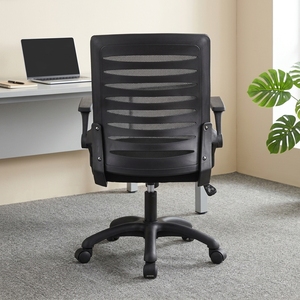 Silla Giratoria Moderna para Oficina en Casa, Diseño Ergonómico con Malla y Espuma Cómoda, Marco de Hierro, Altura Ajustable - Product Image 6