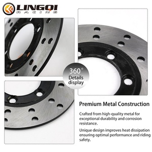 LINGQI RACING Mozzo Ruota Anteriore Universale con Asse per Moto da Cross e Fuoristrada, Sistema Frenante - Product Image 3
