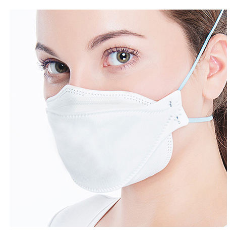 High Quality Wholesale Fish shape Disposable Protective Face Mask 5 layer Filter KN95 FFP2 Mask head strap Type