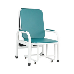 Hewei Hospital Companion Chair Mc-004k Folding Reclining <b>Seat</b> For Home Office Infusion Use - Product Image 2