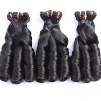Extensions de cheveux naturels Alpha Hair, luxueuses, douces, brillantes, bouclées, Remy, double trame, sans nœuds, aspect naturel, vietnamiennes