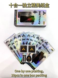Directo de fábrica ESD Black King Kong 360 Vidrio templado de privacidad Anti Oil Anti-Scratch Prefect Fit Protector de pantalla de teléfono móvil - Product Image 3