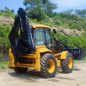 Fábrica al por mayor Shanmon 388H 75kw 9 toneladas Mini excavadora cubo rueda cargador chino excavadora