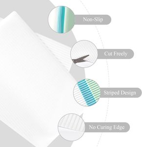 Non-Slip Silicone Refrigerator <b>Liners</b> for <b>Shelves</b>, Easy Clean Reusable Washable Fridge <b>Shelf</b> Drawer <b>Liners</b> - Product Image 4