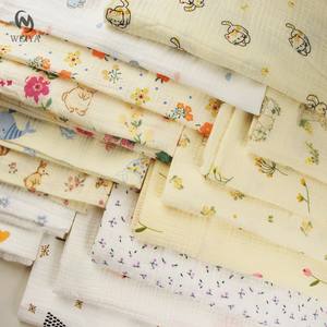 بيجاما أطفال كورية, بيجاما أطفال كورية بطبقات مزدوجة من الشاش 100% قطن قماش موسلين مطبوع عليها قماط من القطن - Product Image 1