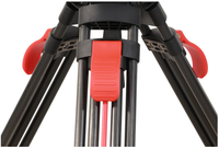 Trépied professionnel Jiepai V6 2026 pour caméscope, robuste, en fibre de carbone, avec verrouillage à un clic, pour tournage de films