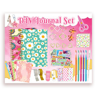 Kit de journal de bricolage pour filles ensemble de papeterie personnalisé ensemble de fournitures de scrapbooking et d'agenda kit de bricolage d'art de journalisation pour enfants