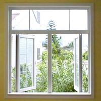 Fenêtre à battants en verre de balcon en PVC moderne avec écran magnétique et volet pour l'intérieur de la maison