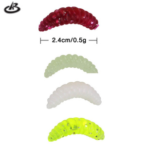 Bán Buôn Hot Bán 50 cái/túi Biển Giun Đất Bionic Tuyến Đường Sub Chìm Bánh Mì Bug Mềm Silica Gel Mồi Mềm Worm Câu Cá Lure - Product Image 2