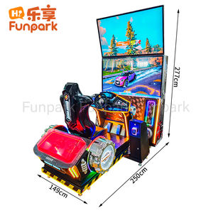 Novedad en Funpark: <span class=keywords><strong>Simulador</strong></span> <span class=keywords><strong>de</strong></span> Carreras Personalizado <span class=keywords><strong>para</strong></span> 2 Jugadores con 2 Pantallas, Máquina Arcade <span class=keywords><strong>de</strong></span> Carreras, Funciona con Monedas, 1 Año <span class=keywords><strong>de</strong></span> Garantía - Product Image 4