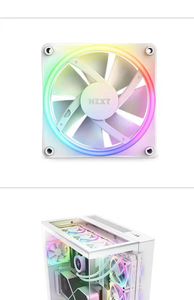 Ventilateurs de refroidissement <span class=keywords><strong>NZXT</strong></span> Duo <span class=keywords><strong>RGB</strong></span> 120 mm avec roulement fluide, fonctionnement silencieux 17 dBA et débit d'air de 28 CFM pour boîtier d'ordinateur - Product Image 4
