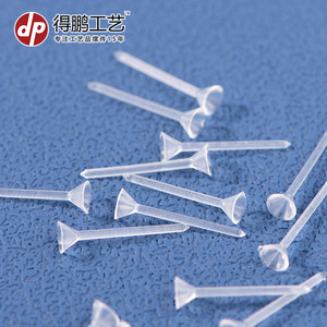 Épingles de fixation en plastique transparent Depeng Handicrafts, diamètre de la tête de 6 mm, pour ornements de poupées, matériaux de bricolage - Product Image 2