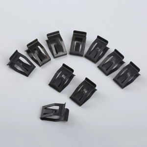 Clip de fixation en plastique noir pour garniture de tableau de bord, lot de 10, pièces automobiles - Product Image 2