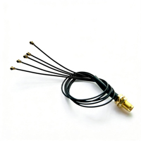 Cable Coaxial YSTOOM Hembra a UFL IPX de 20cm, Baja Pérdida, Extensión de 0-6GHz para Router WiFi, Antena, Cámara de Seguridad, GPS