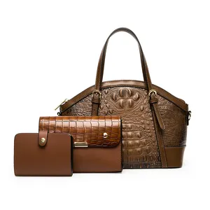 New 2022 trend fashion women's bags new handbag texture three-piece set shoulder bags women's messenger bag lady handbags