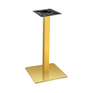 <b>Gold</b>-Plated Metal Single-Column <b>Table</b> Base – Modern Minimalist Dining <b>Table</b> Support - Product Image 6
