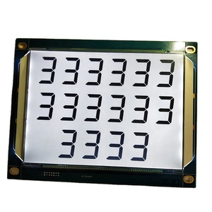 Kích thước lớn màn hình đơn sắc <span class=keywords><strong>16</strong></span> chữ số nhiên liệu Dispenser LCD hiển thị tùy chỉnh TN đoạn LCD transmissive tích cực 6 giờ - Product Image 3